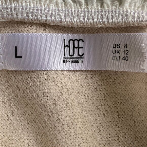 Hope Pullover 1 Pc Sweater & Shirt Ruffle Elastic Neck Nude Pink Babydoll Sz 8 - Picture 10 of 11